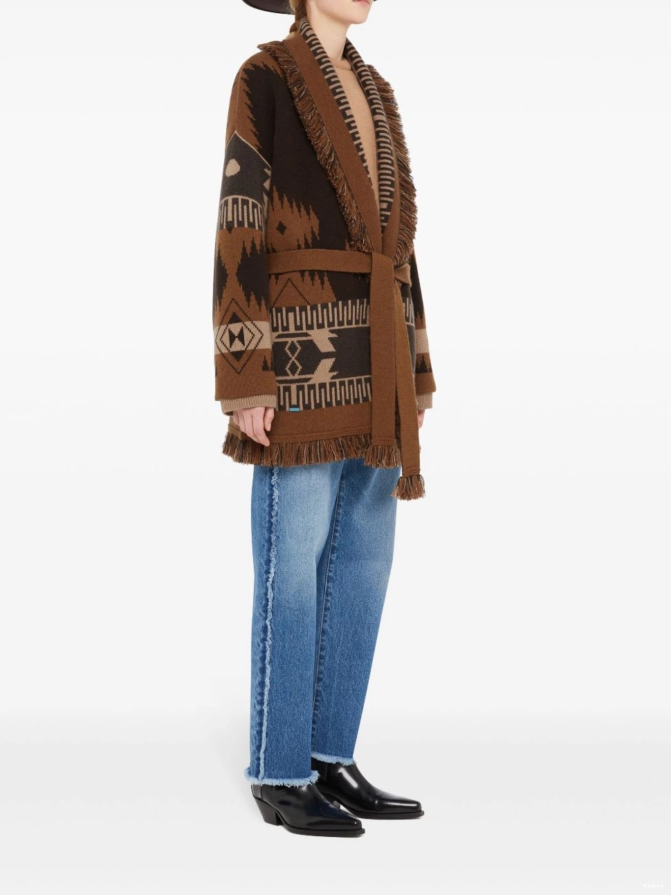 Affordable patterned-jacquard cashmere cardigan Alanui Women 0728